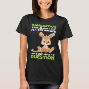 T-shirt kangaroos kare toujours la réponse parfaite kangou