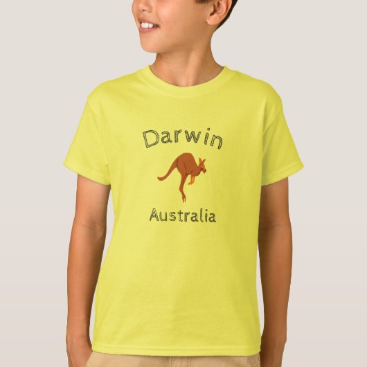T-shirt Kangourou 4 de Darwin Australie (Devant)