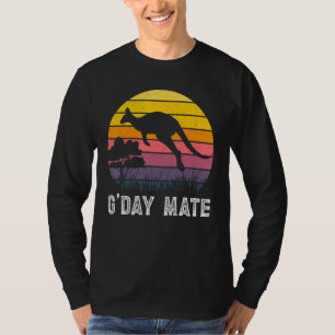 T-shirt Kangourou Australie G'Day Mate Symbole Australien
