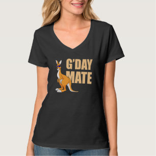 T-shirt Kangourou Australie Salut l'ami Symbole Australie