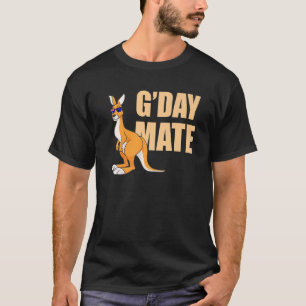 T-shirt Kangourou Australie Salut l'ami Symbole Australie