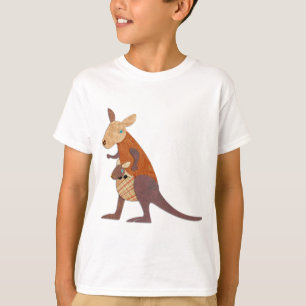T-shirt Kangourou de maman et de bébé