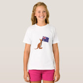T-shirt kangourou drapeau australie (Devant entier)