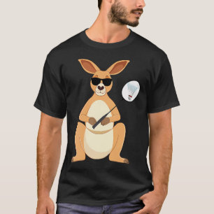 T-shirt Kangourou drôle portant des lunettes de soleil jou