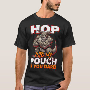 T-shirt Kangourou Sarcasique Saute Dans Ma Poche Mème Drôl