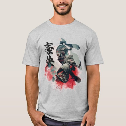 T-shirt Kanji Goki Samurai (Devant)