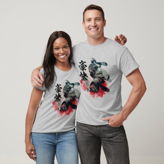 T-shirt Kanji Goki Samurai (Unisexe)