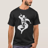 T-shirt kanji,ninja (Devant)