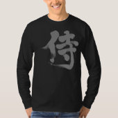 T-shirt [Kanji] Samurai manches longues (Devant)