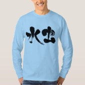 T-shirt [Kanji] tinea pedis Manches longues (Devant)