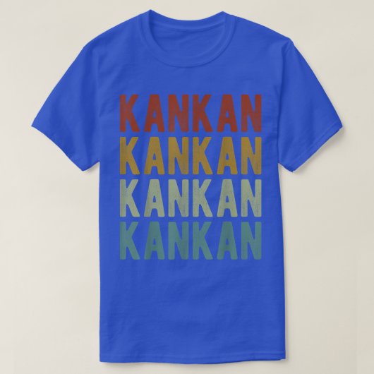 T-shirt Kankan City Guinea Retro  (Design devant)