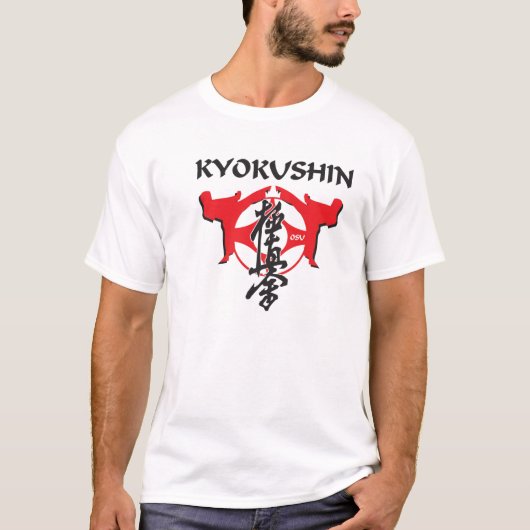 T-shirt Kanku et kanji de Kyokushin (Devant)