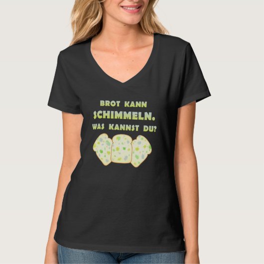 T-shirt Kannst Du Dummkopf A Déclaré [Ger (Devant)