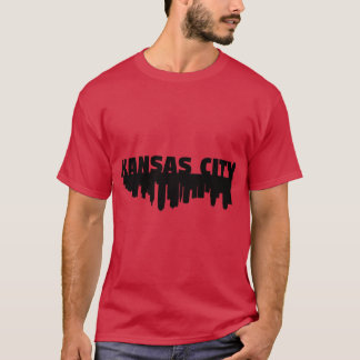 T-shirt Kansas City et Skyline Blanc surdimensionné