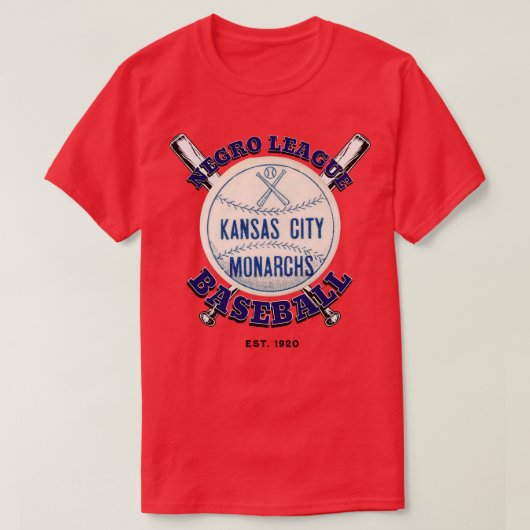 T-shirt Kansas City Monarques Negro League Baseball (Design devant)