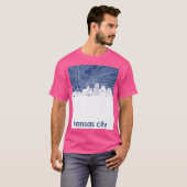T-shirt kansas city skyline 4 (Devant entier)