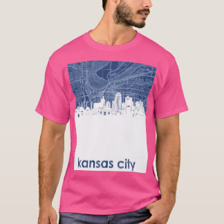 T-shirt kansas city skyline 4