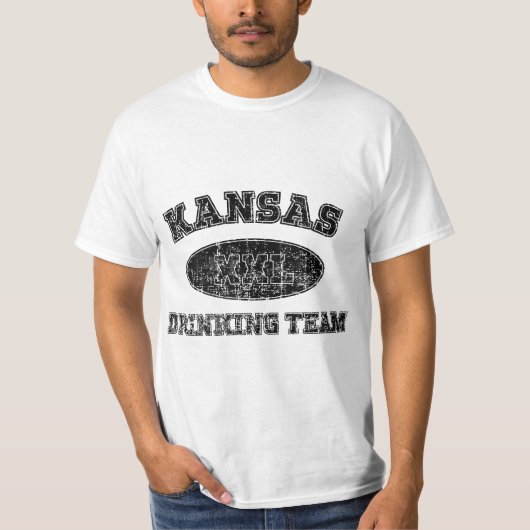 T-shirt Kansas Drinking Team  (Devant)