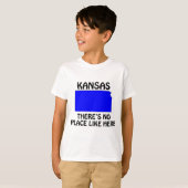 T-shirt Kansas - Il n'y a pas d'endroit comme ici (Devant entier)