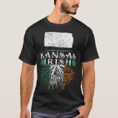 T-shirt Kansas State Irish Jour de l'Saint Patrick Gift (Devant)
