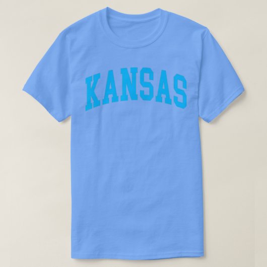 T-shirt Kansas Throwback Design Classique 1 (Design devant)