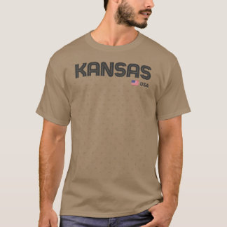 T-shirt Kansas USA Surdimensionné