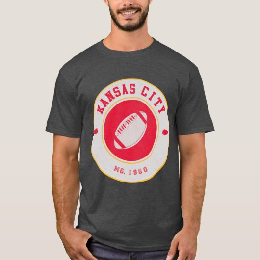T-shirt KansasCity vintage white (Devant)