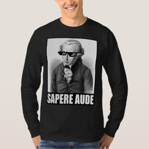 T-shirt Kant Sapere Aude Lunettes de soleil Philosophie Em