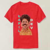 T-shirt kapil dev célèbre cricket indien (Design devant)