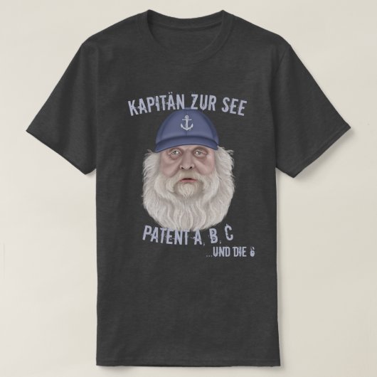 T-shirt Kapitan Zur Voir (Design devant)