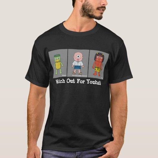 T-shirt Kappa, Hitotsume-kozo, et bande dessinée Yokai (Devant)