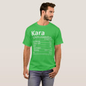 T-shirt KARA Nutrition Personalized Name Funny Christmas G (Devant entier)