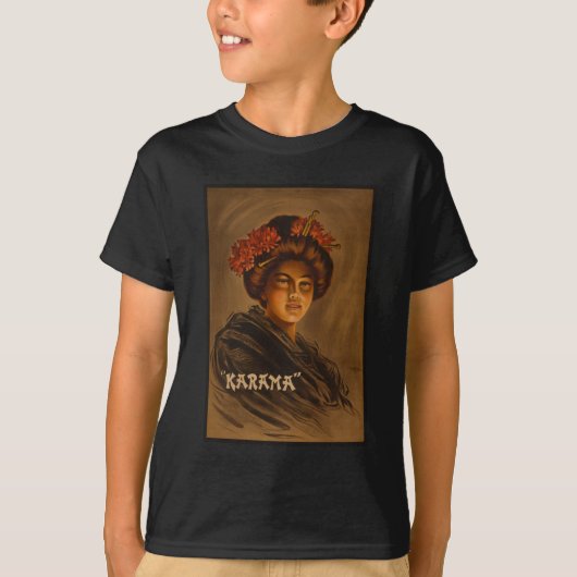 T-shirt Karama : Actrice japonaise Romance Geisha (Devant)