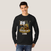 T-shirt Karaoke Animals Sing KINGS Of LION (Devant entier)