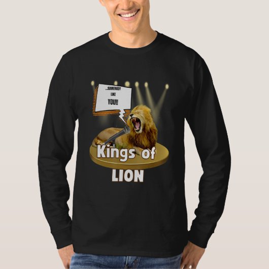 T-shirt Karaoke Animals Sing KINGS Of LION (Devant)