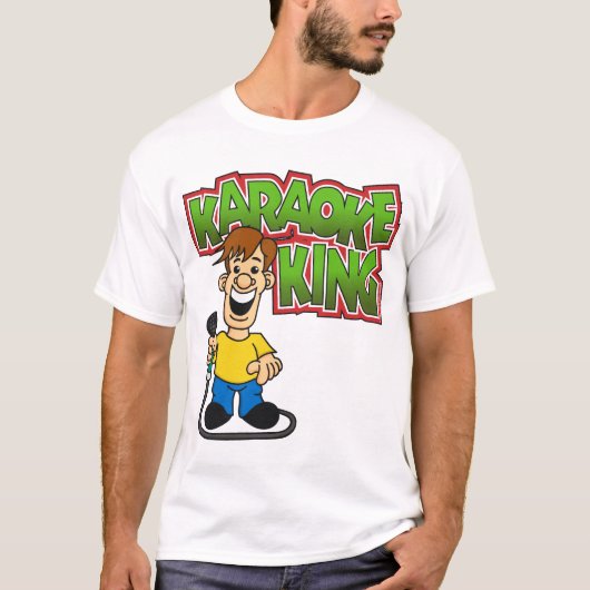 T-shirt Karaoke King (Devant)