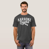 T-shirt Karaoke Legend Funny Karaoke Singer Cadeau (Devant entier)