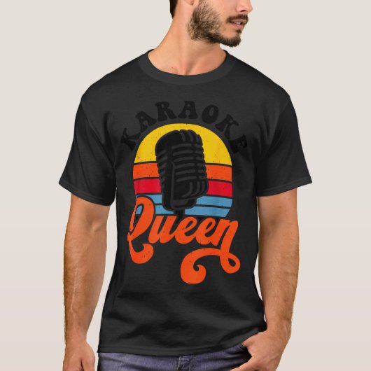 T-shirt Karaoke Queen (Devant)