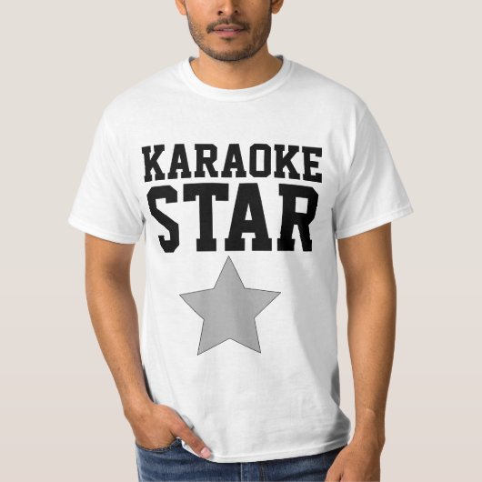 T-shirt KARAOKE STAR (Devant)