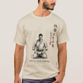 T-shirt Karate 5e Précepte - Mentalité avant Technique (Devant)