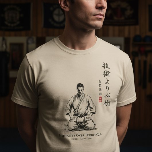 T-shirt Karate 5th Precept - Mentality Over Technique