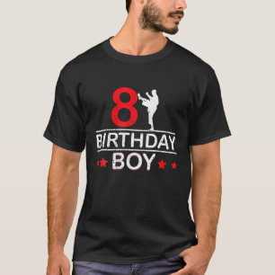 T-shirt Karaté 8E Anniversaire Garçon Taekwondo Lover 8 An