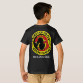T-shirt Karaté américain de Kenpo de dragon (Dos entier)