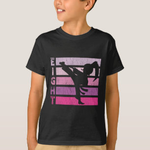 T-shirt Karaté Anniversaire 8 Année Taekwondo Girl 8e Bir