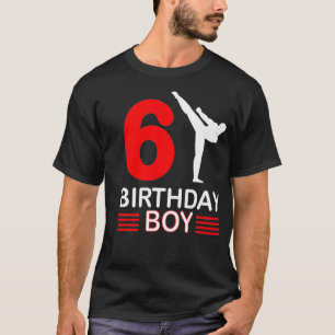 T-shirt Karate Anniversaire Garçon Cadeau Enfants Taekwond