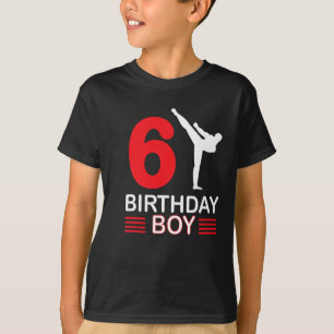 T-shirt Karate Anniversaire Tee Boy Cadeau Enfants Taekwon