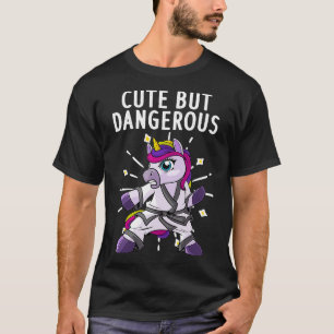 T-shirt Karate Art Cute Pour Femmes Fille Ceinture Noire M