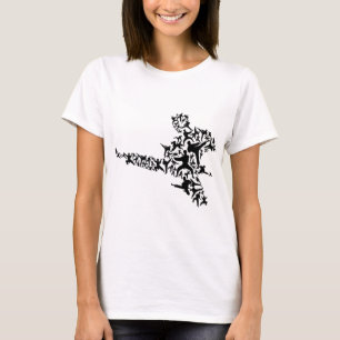 T-shirt Karate Arts Martiaux Coup de Pied Volant Boxe Kick