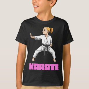 T-shirt Karate Arts Martiaux Karaté Fille Posture Karaté