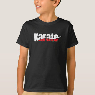 T-shirt Karate Arts Martiaux Swish Abstrait